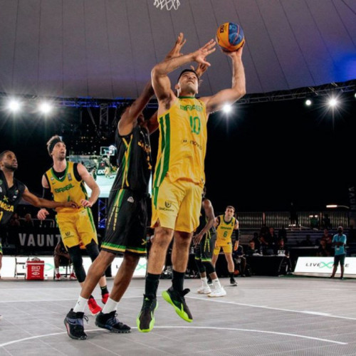 Basquete 3x3 do Brasil é vice no AmeriCup no masculino e no feminino