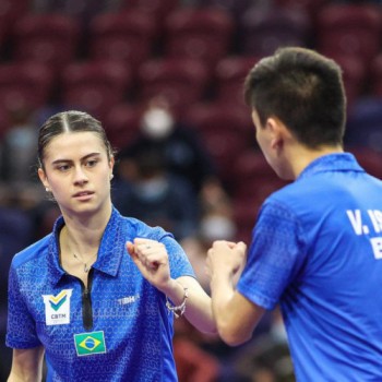 Dupla Takahashi e Ishiy faturam ouro no Pan-Americano de tênis de mesa