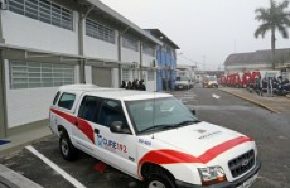 Base das Ambulâncias de Mogi passa por reforma
