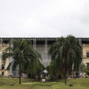 Museu Nacional começa restauração das fachadas e telhados