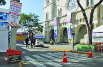 Trecho em frente à Catedral será interditado a partir desta segunda