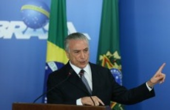 Apoiar o governo é apoiar o Brasil, diz Michel Temer