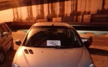 Polícia Militar recupera carro roubado no mesmo dia
