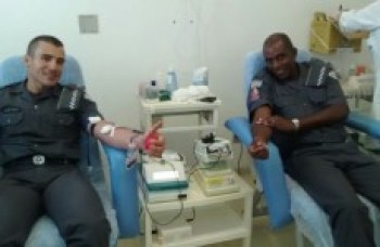 PM participa de doação de sangue