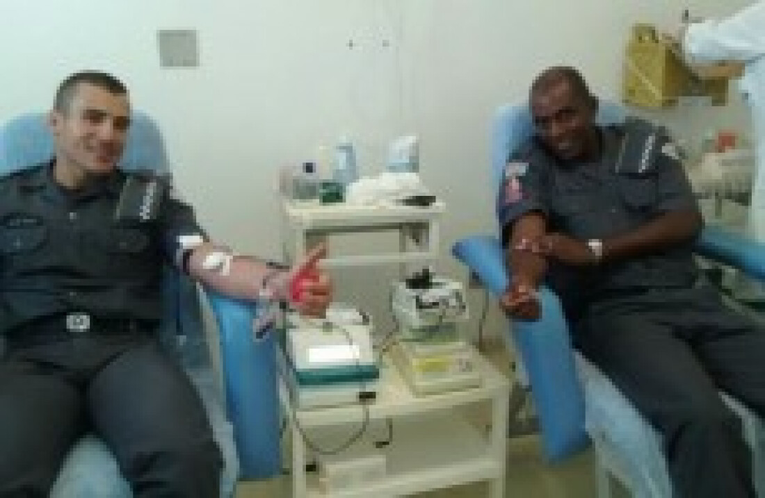 PM participa de doação de sangue