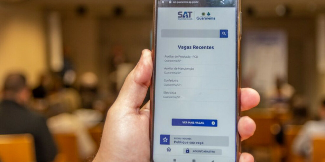 Guararema conta com 51 vagas de emprego