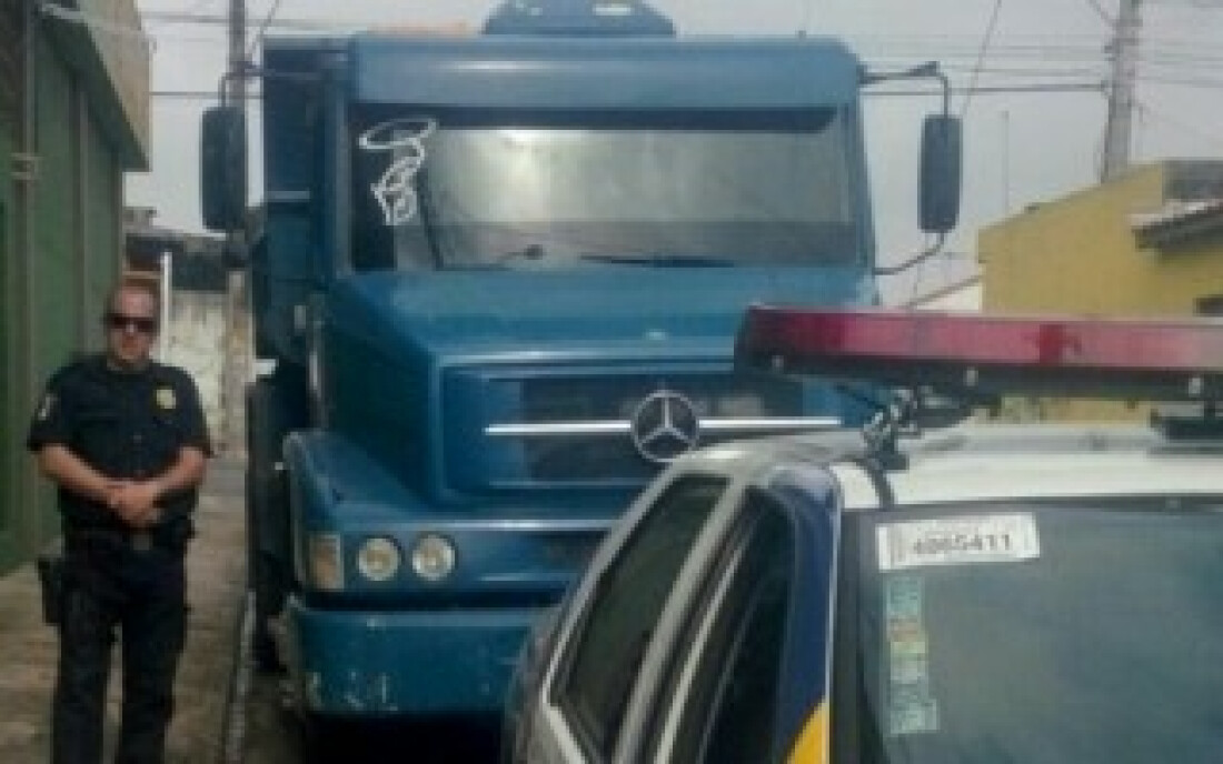 GCM de Itaquá localiza caminhão: