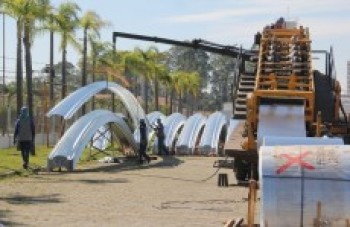 Prefeitura inicia obra no telhado do Mercado do Produtor: