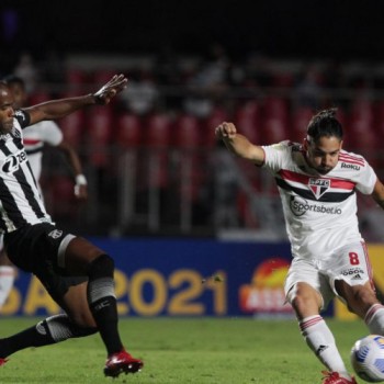 São Paulo empata com Ceará na reestreia de Rogério Ceni