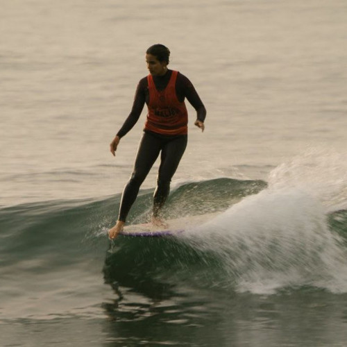 Chloé Calmon fica em terceiro no Circuito Mundial de Longboard