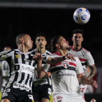 São Paulo e Santos empatam no Morumbi e seguem próximos do Z4