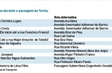 Tocha Olímpica 'passeia' pelasmãos de 47 pessoas em Mogi