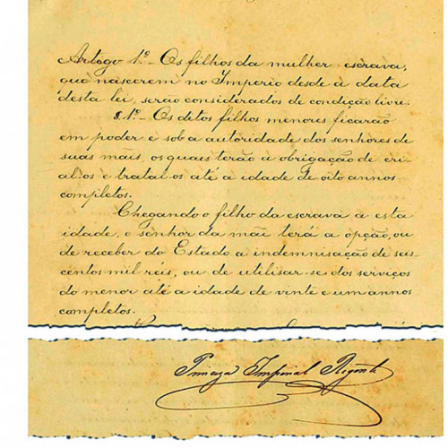 Correios lançam selos que lembram 150 anos da Lei do Ventre Livre