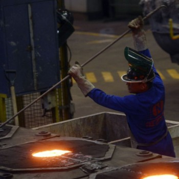 Indústria do aço volta a ter produção no nivel pré-pandemia