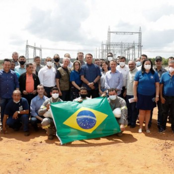 Bolsonaro anuncia início das obras do linhão Manaus-Boa Vista