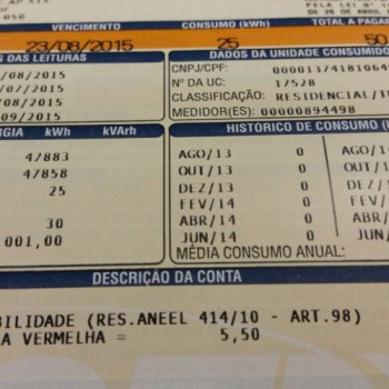 Pedido de vista adia análise de PL da portabilidade da conta de luz