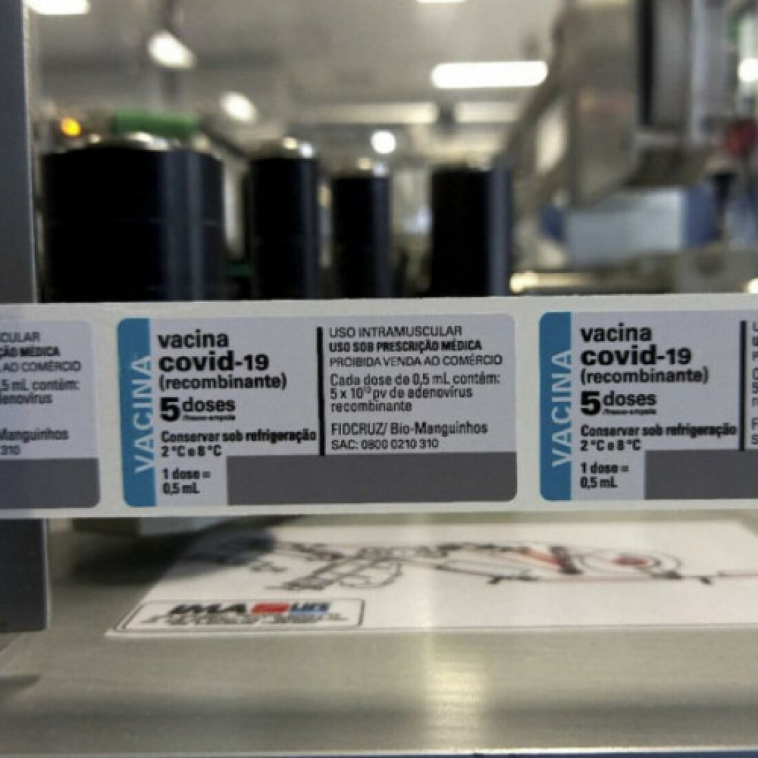 Covid-19: Fiocruz entrega mais 2,4 milhões de doses de vacina