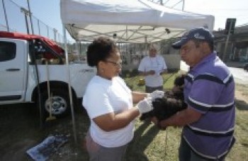 Mogi imuniza 1991 animais no primeiro dia de vacinação