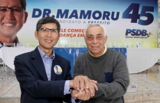 Mamoru oficializa projeto de reeleição e mostra sua força