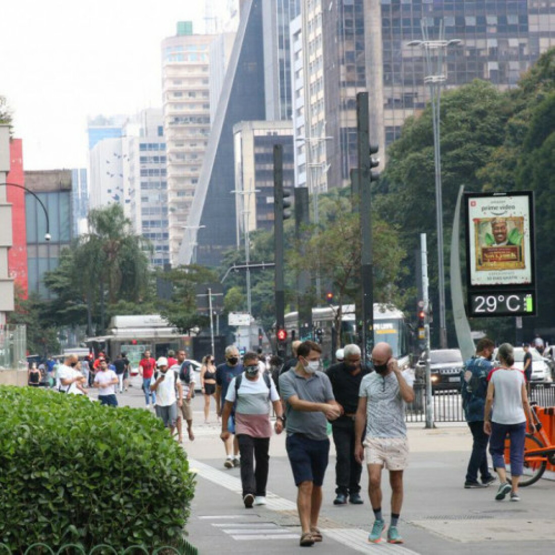 Número de paulistanos que se deslocam a pé subiu durante a pandemia