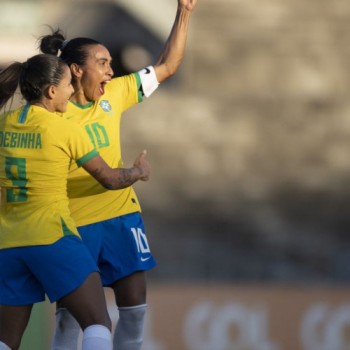 Com golaço de Marta e brilho de novata, Brasil bate Argentina de novo