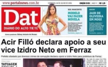 Capa falsificada do Dat circula nas redes sociais