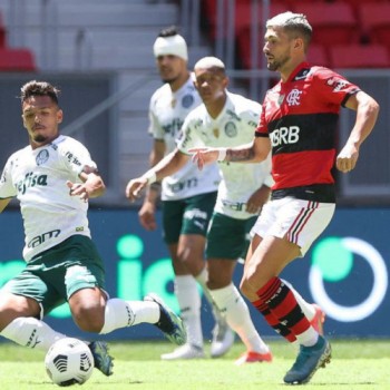 Na parte de cima da tabela, Palmeiras e Flamengo duelam em São Paulo