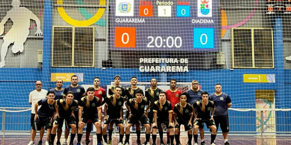 Guararema Futsal empata na estreia da copa LPF