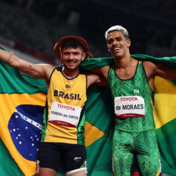 Brasil conquista prata e bronze nos 400 metros classe T47 em Tóquio