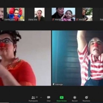 Escola promove encontro online com Trupe do Riso