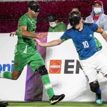 Futebol de 5: Brasil vence Marrocos e fará final contra Argentina