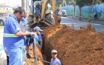 Semae realiza interligação de água no Santa Tereza