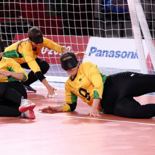 Goalball feminino perde para os EUA na estreia em Tóquio 2020