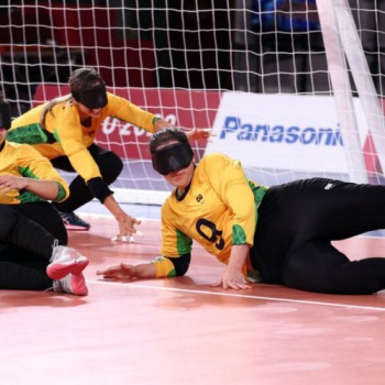 Goalball feminino perde para os EUA na estreia em Tóquio 2020