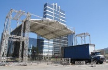 Estrutura da Expo Mogi está quase finalizada