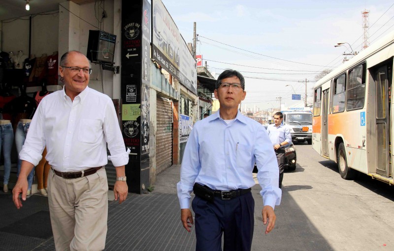 Alckmin declara apoio à reeleição de Mamoru