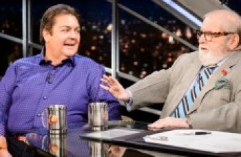 Faustão grava o "Programa do Jô"