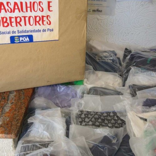 Campanha de Poá recebe 2,5 mil peças de roupas