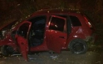 Após fuga, suspeitos sofrem grave acidente