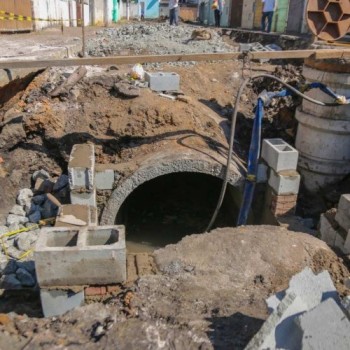 Vila Lúcia e Jd. Itamarati recebem obras de drenagem