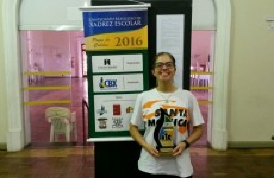 Isabelle conquista o Brasileiro Escolar