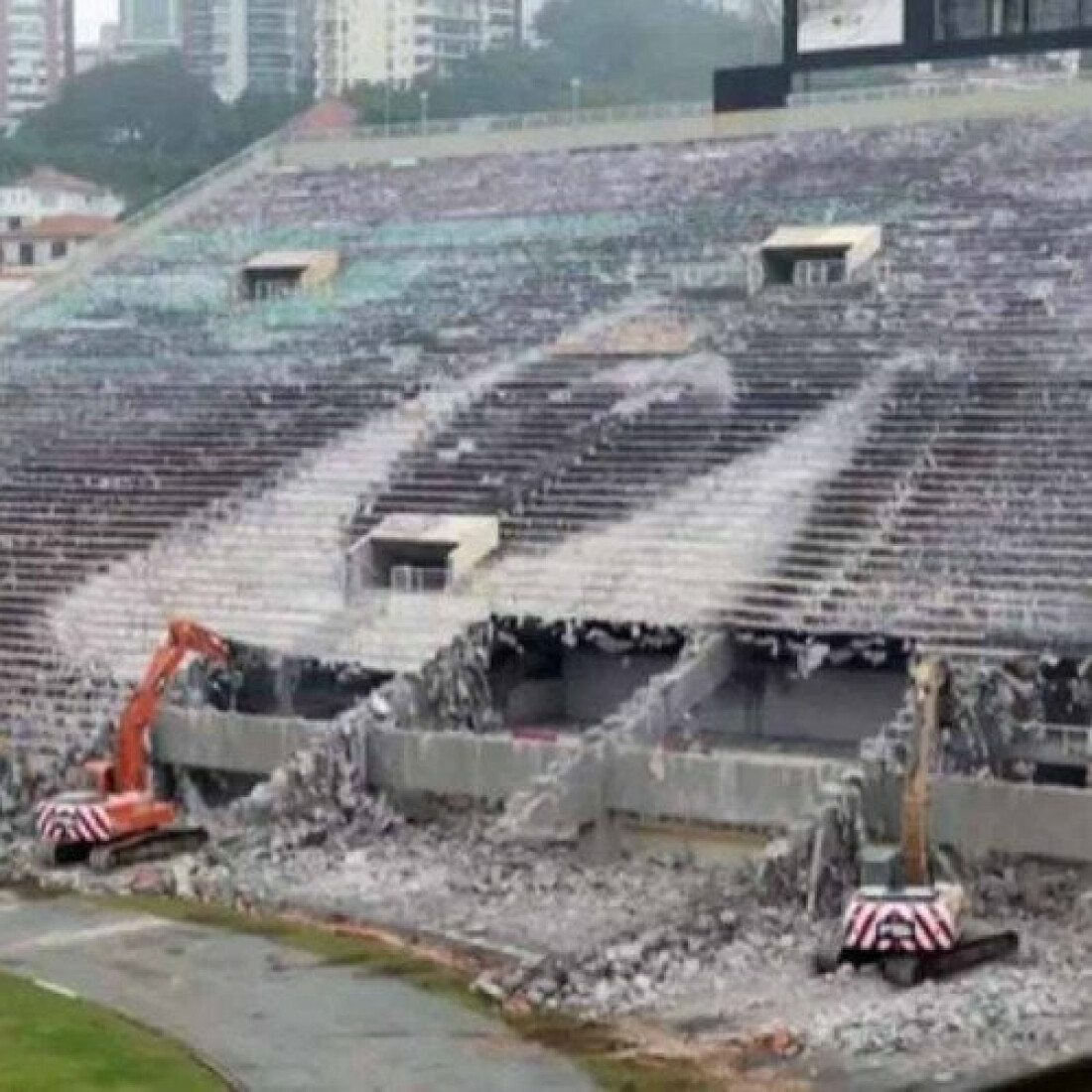 Demolição do Tobogã marca o final de uma era no Pacaembu