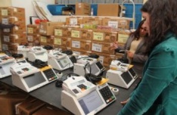 Urnas serão levadas aos locais de votação