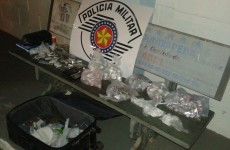 Meio quilos de drogas são apreendidas