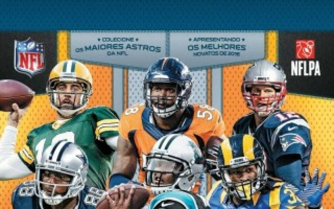 Chega ao Brasil o inédito álbum de figurinhas da NFL