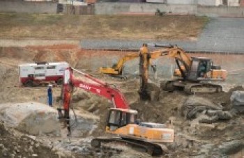 OBra do piscinão atinge os 75% :