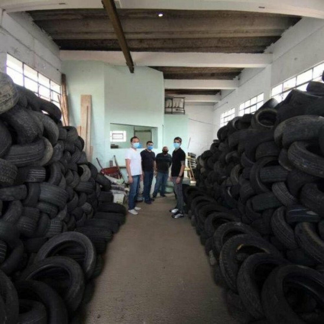 Ecoponto Boa Vista recebe 4 mil pneus todos os meses