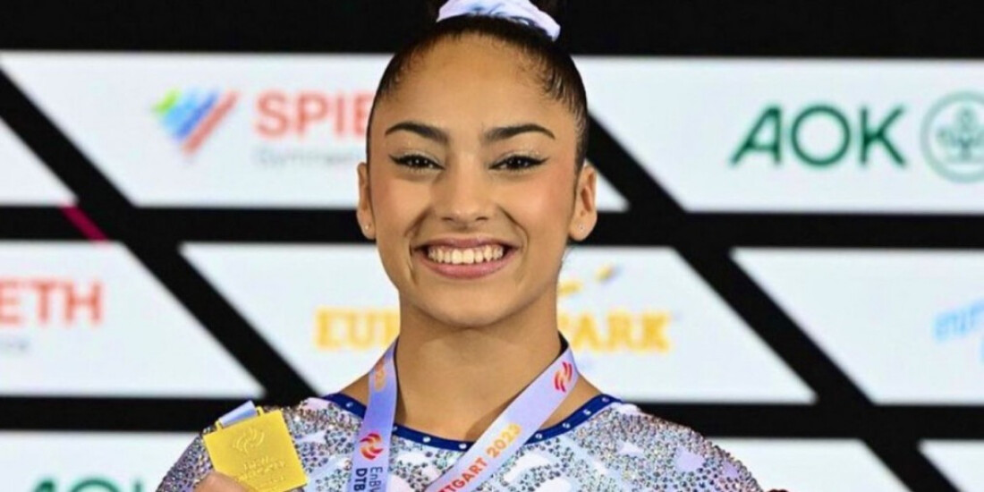Júlia Soares leva ouro em tradicional evento de ginástica na Alemanha