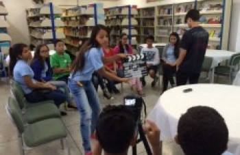 Estudantes apresentam curtas