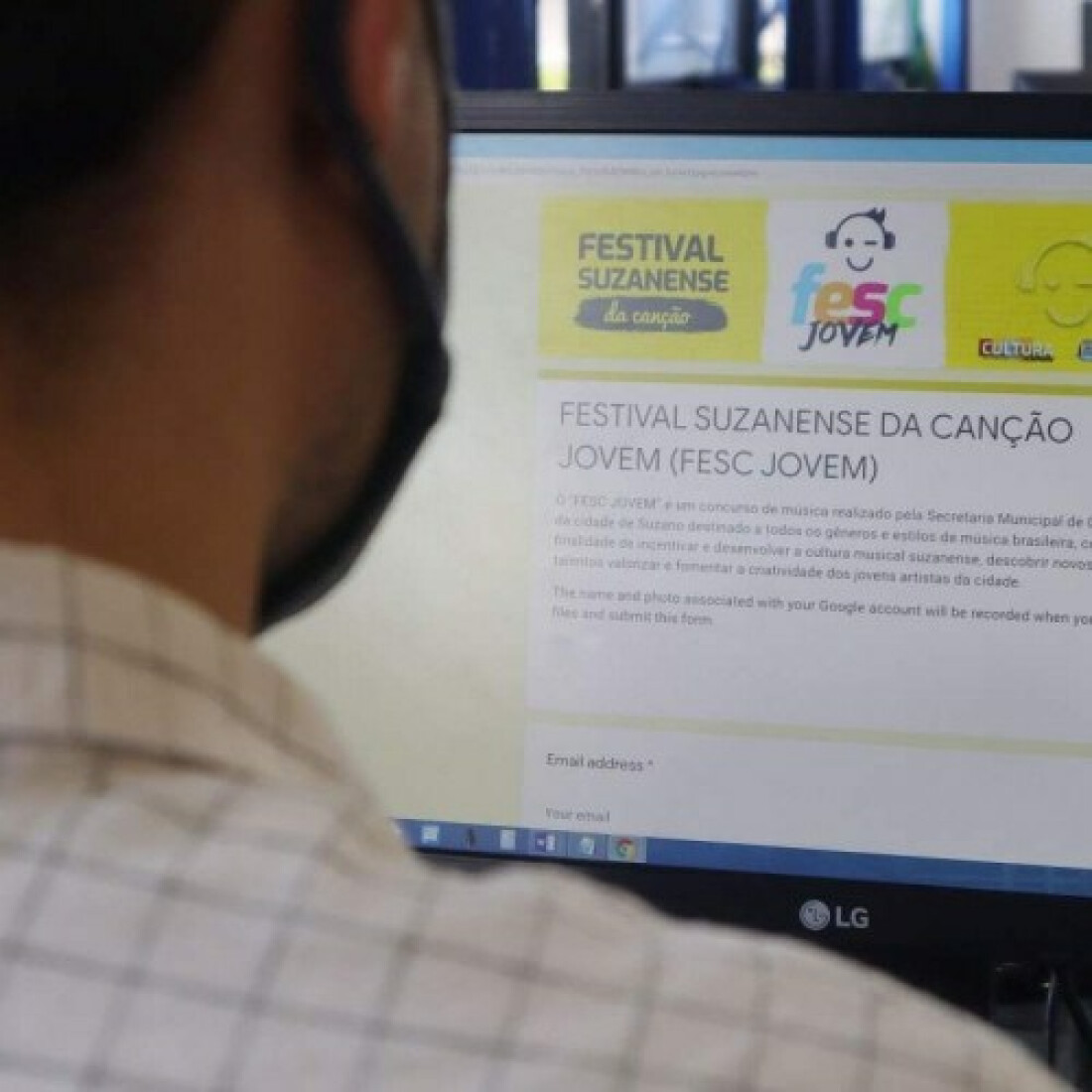 Inscrição para o Festival da canção